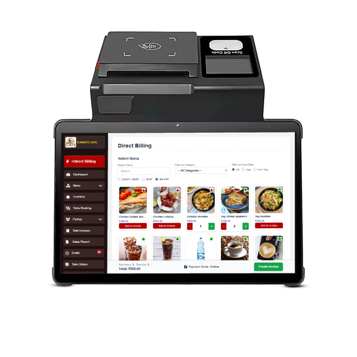 ShyBiz 11-Inch Android Touch POS for Retail & Restaurants